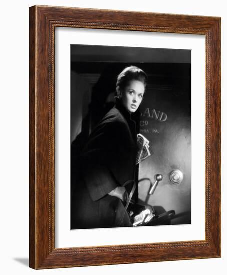 Tippi Hedren. "Marnie" [1964], Directed by Alfred Hitchcock.-null-Framed Photographic Print