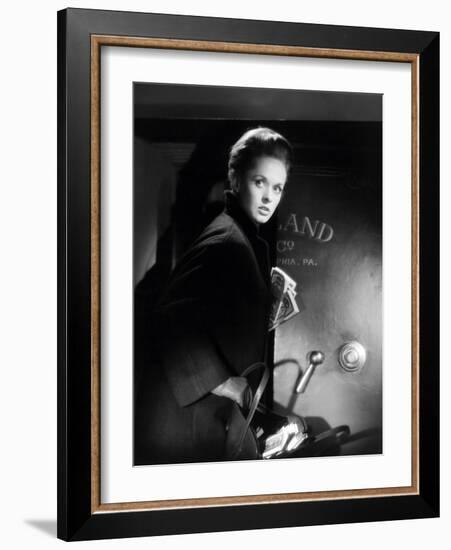 Tippi Hedren. "Marnie" [1964], Directed by Alfred Hitchcock.--Framed Photographic Print