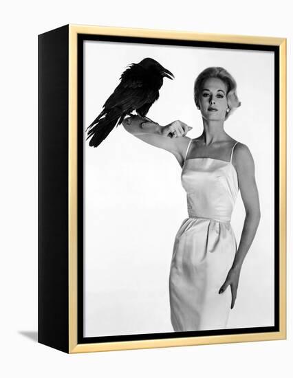 Tippi Hedren. "The Birds" [1963], Directed by Alfred Hitchcock.-null-Framed Premier Image Canvas