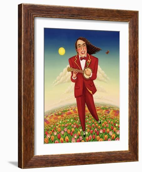 Tiptoe Through the Tulips, 2000-Frances Broomfield-Framed Giclee Print