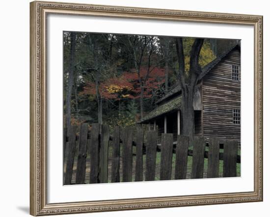 Tipton Place, Cades Cove, Great Smoky Mountains National Park, Tennessee, USA-Joanne Wells-Framed Photographic Print