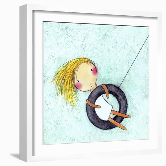 Tire Swing-Carla Sonheim-Framed Art Print