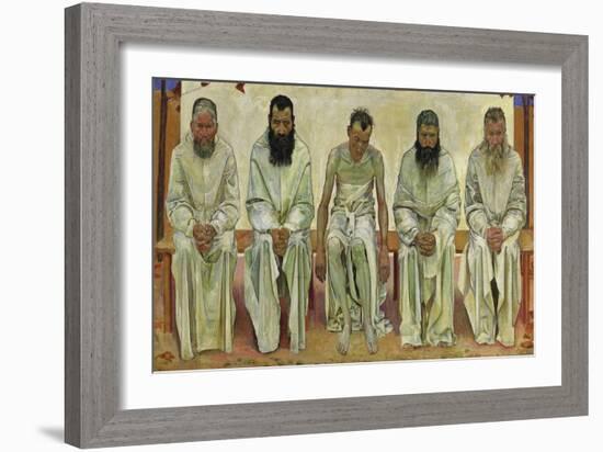 Tired of Life, 1892-Ferdinand Hodler-Framed Giclee Print