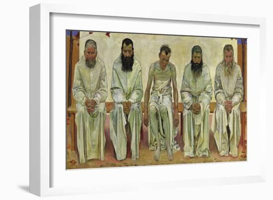 Tired of Life, 1892-Ferdinand Hodler-Framed Giclee Print