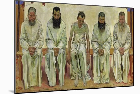 Tired of Life, 1892-Ferdinand Hodler-Mounted Giclee Print