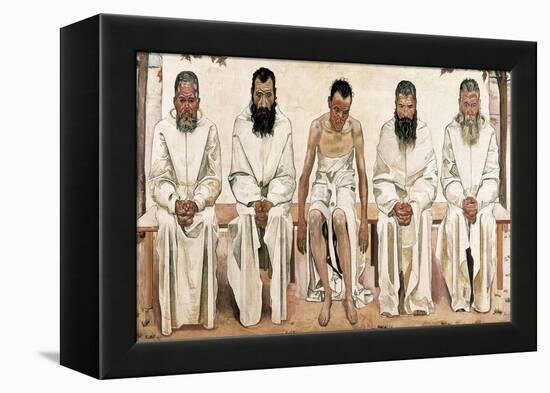 Tired of Life-Ferdinand Hodler-Framed Stretched Canvas