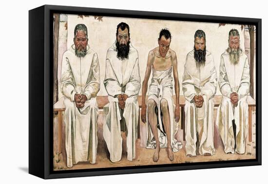 Tired of Life-Ferdinand Hodler-Framed Stretched Canvas