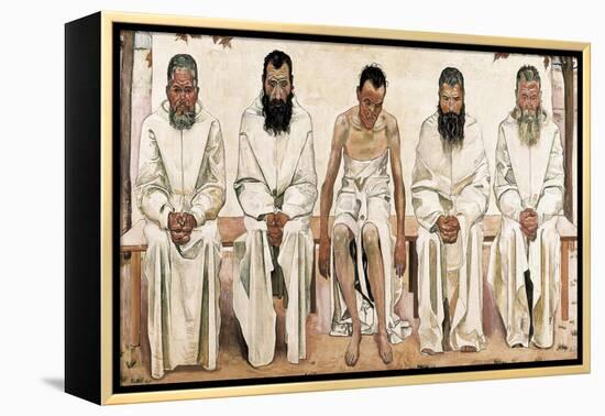 Tired of Life-Ferdinand Hodler-Framed Stretched Canvas