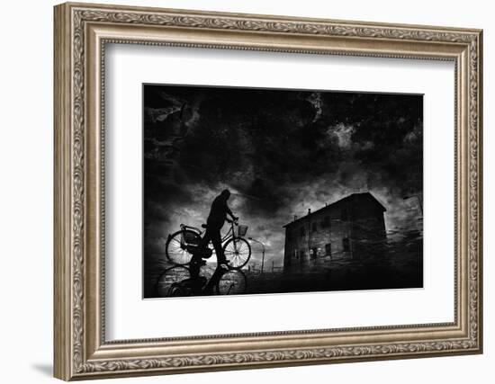 Tired of Pedaling...-Antonio Grambone-Framed Photographic Print