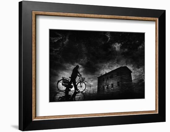 Tired of Pedaling...-Antonio Grambone-Framed Photographic Print