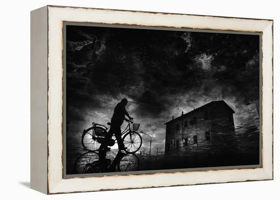 Tired of Pedaling...-Antonio Grambone-Framed Premier Image Canvas