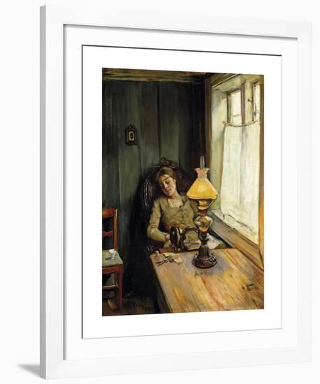 Tired-Christian Krohg-Framed Premium Giclee Print