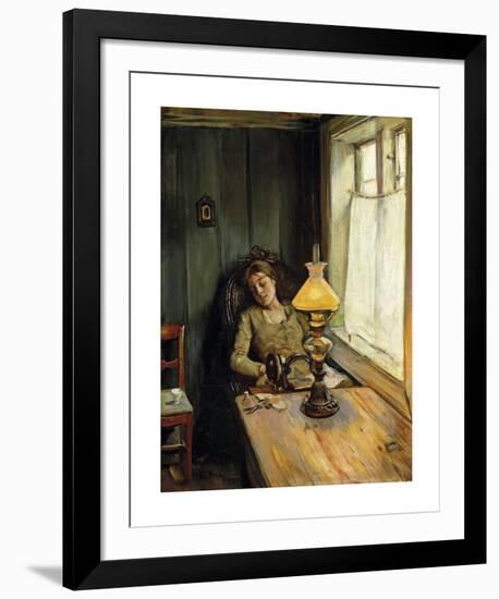 Tired-Christian Krohg-Framed Premium Giclee Print