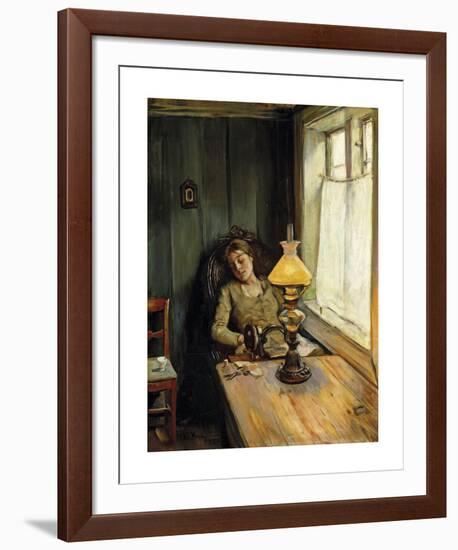 Tired-Christian Krohg-Framed Premium Giclee Print