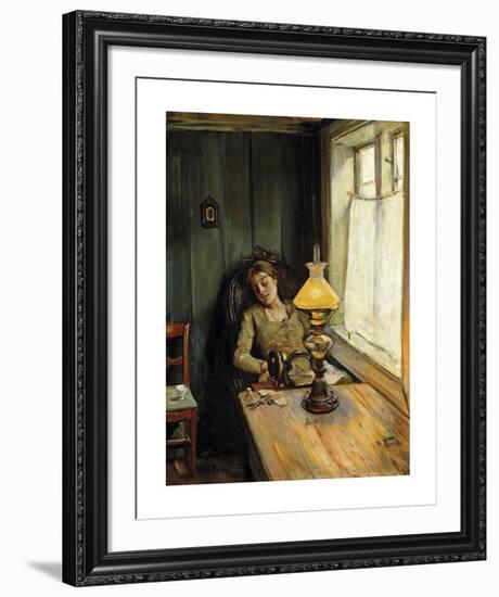 Tired-Christian Krohg-Framed Premium Giclee Print