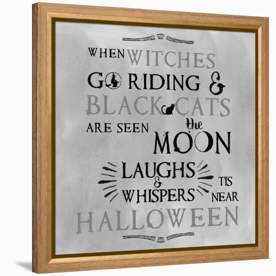 Tis Halloween-Erin Clark-Framed Premier Image Canvas