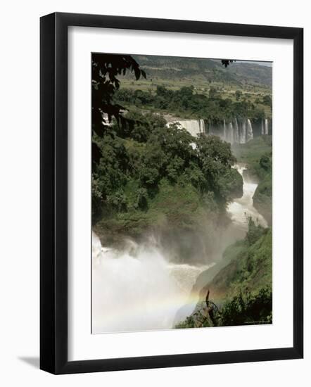 Tis Isat Falls on the Blue Nile, Ethiopia, Africa-Sybil Sassoon-Framed Photographic Print