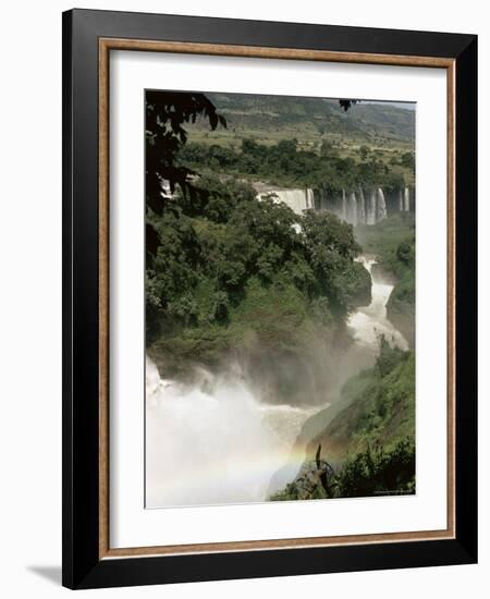Tis Isat Falls on the Blue Nile, Ethiopia, Africa-Sybil Sassoon-Framed Photographic Print