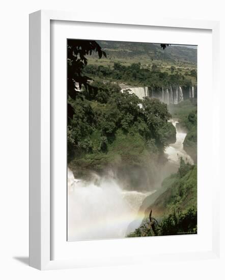 Tis Isat Falls on the Blue Nile, Ethiopia, Africa-Sybil Sassoon-Framed Photographic Print