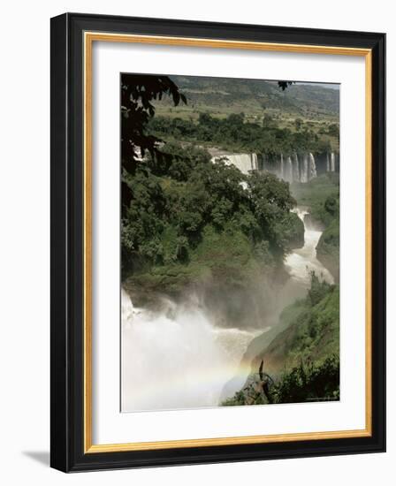 Tis Isat Falls on the Blue Nile, Ethiopia, Africa-Sybil Sassoon-Framed Photographic Print