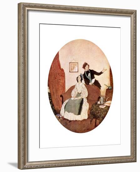 Tis Lisette Whom I Adore, and with Reason More and More, C1900-1950-null-Framed Giclee Print