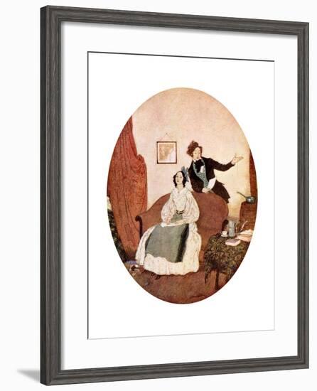 Tis Lisette Whom I Adore, and with Reason More and More, C1900-1950-null-Framed Giclee Print