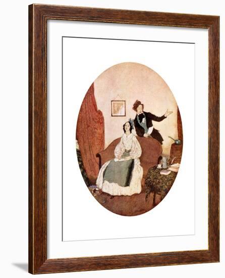 Tis Lisette Whom I Adore, and with Reason More and More, C1900-1950-null-Framed Giclee Print