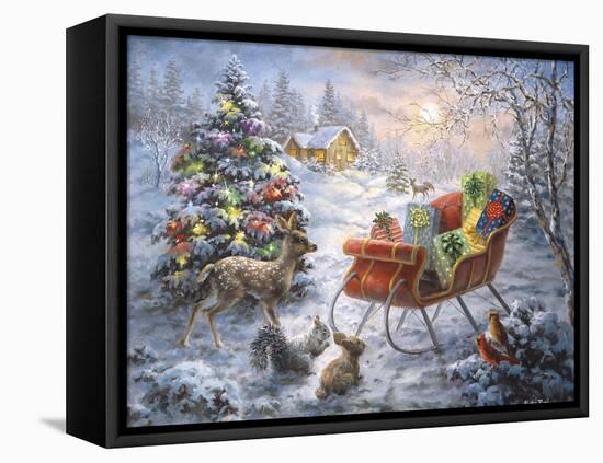 Tis' the Night before Xmas-Nicky Boehme-Framed Premier Image Canvas