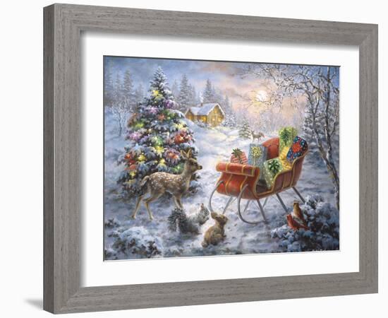 Tis' the Night before Xmas-Nicky Boehme-Framed Premium Giclee Print