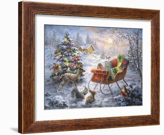 Tis' the Night before Xmas-Nicky Boehme-Framed Premium Giclee Print