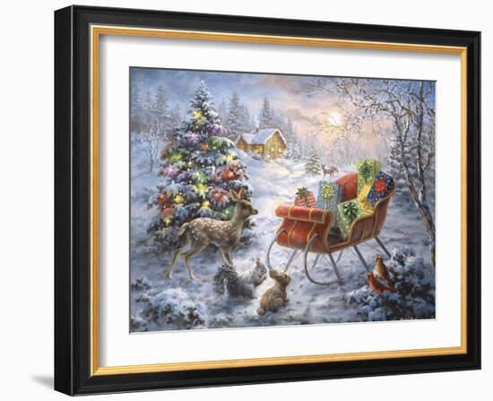 Tis' the Night before Xmas-Nicky Boehme-Framed Premium Giclee Print