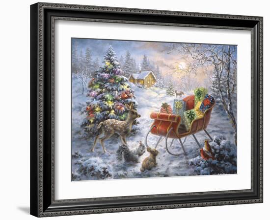 Tis' the Night before Xmas-Nicky Boehme-Framed Giclee Print