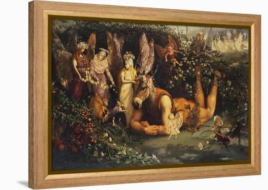 Titania and Bottom, from a Midsummer Night's Dream-John Anster Fitzgerald-Framed Premier Image Canvas