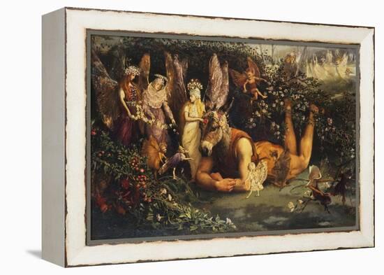 Titania and Bottom, from a Midsummer Night's Dream-John Anster Fitzgerald-Framed Premier Image Canvas