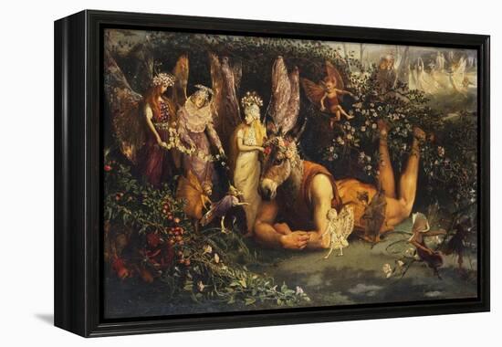 Titania and Bottom, from a Midsummer Night's Dream-John Anster Fitzgerald-Framed Premier Image Canvas