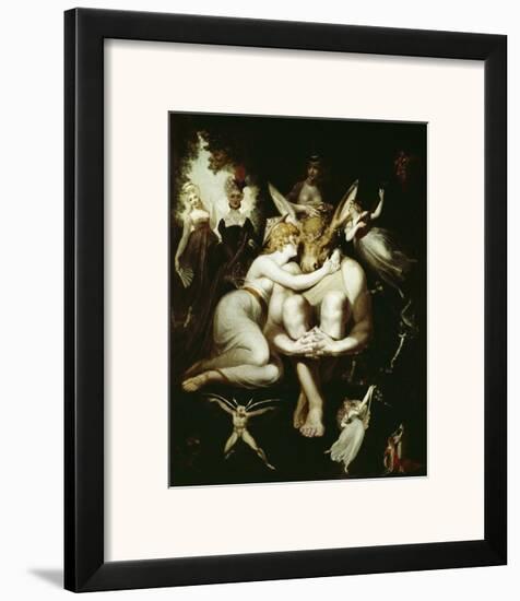 Titania Caressing Bottom with his Donkey's Head-Henry Fuseli-Framed Giclee Print