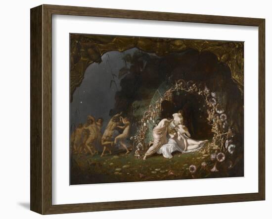 Titania endormie-Richard Dadd-Framed Giclee Print