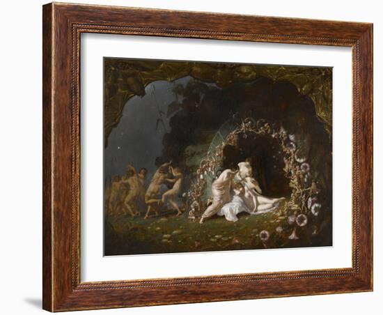 Titania endormie-Richard Dadd-Framed Giclee Print