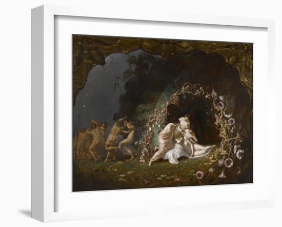 Titania endormie-Richard Dadd-Framed Giclee Print