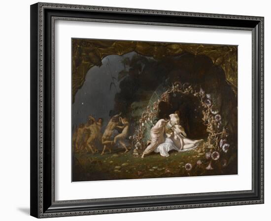 Titania endormie-Richard Dadd-Framed Giclee Print