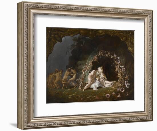 Titania endormie-Richard Dadd-Framed Giclee Print