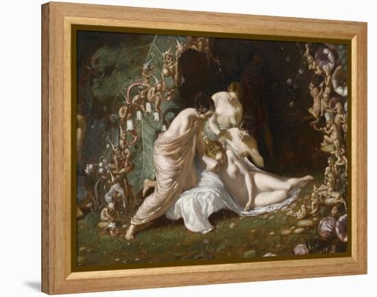 Titania endormie-Richard Dadd-Framed Premier Image Canvas