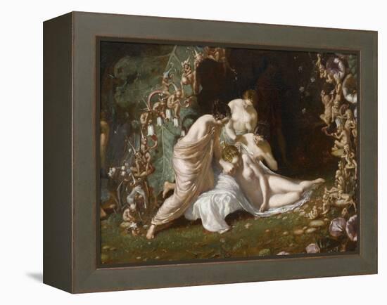 Titania endormie-Richard Dadd-Framed Premier Image Canvas