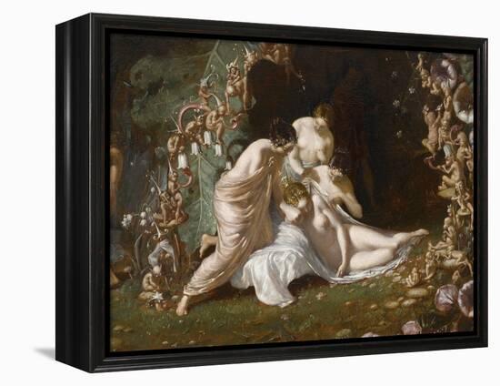 Titania endormie-Richard Dadd-Framed Premier Image Canvas