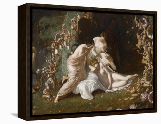 Titania endormie-Richard Dadd-Framed Premier Image Canvas