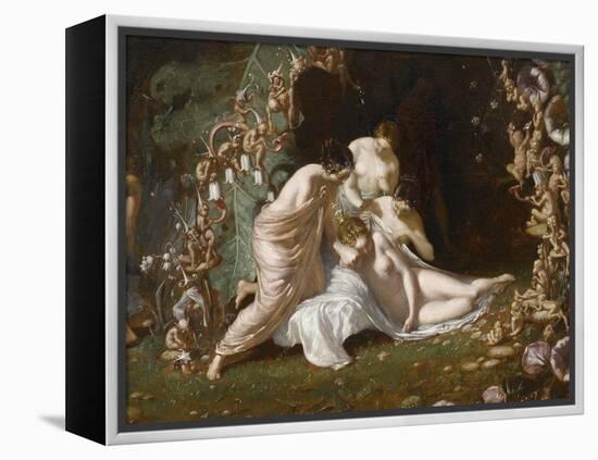 Titania endormie-Richard Dadd-Framed Premier Image Canvas