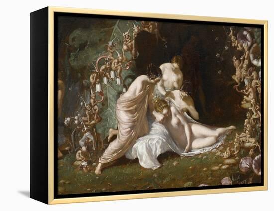 Titania endormie-Richard Dadd-Framed Premier Image Canvas