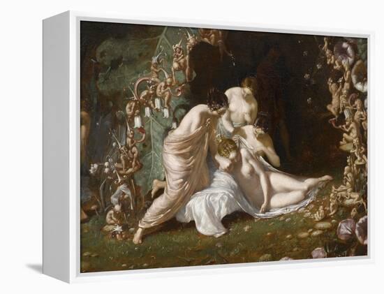 Titania endormie-Richard Dadd-Framed Premier Image Canvas