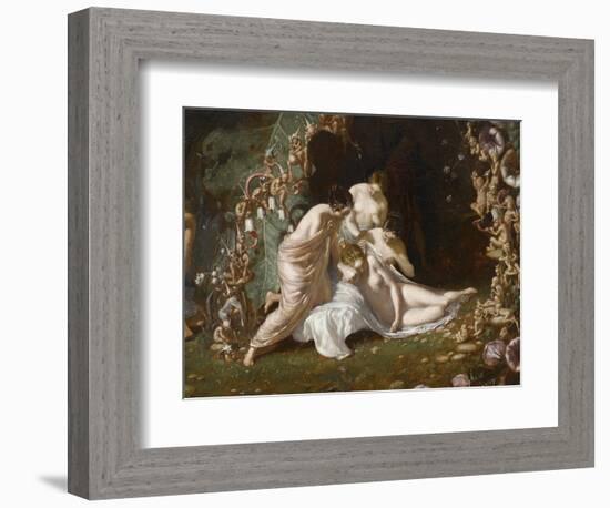 Titania endormie-Richard Dadd-Framed Giclee Print