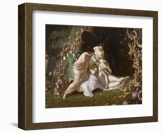 Titania endormie-Richard Dadd-Framed Giclee Print